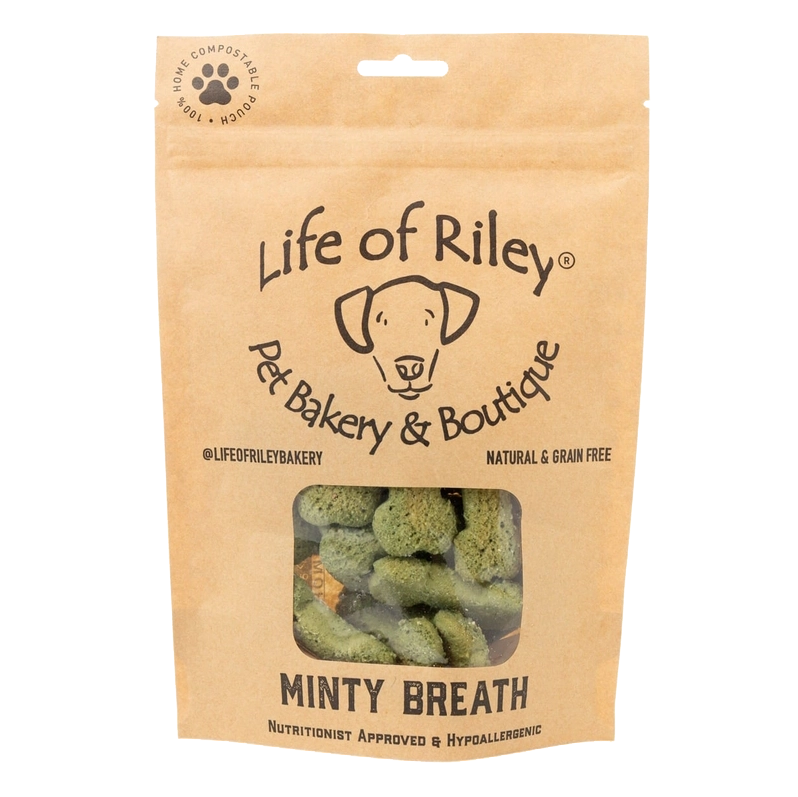 Minty Fresh Breath Biscuit Bones – Spannmålsfria Hundkex för Frisk Andedräkt