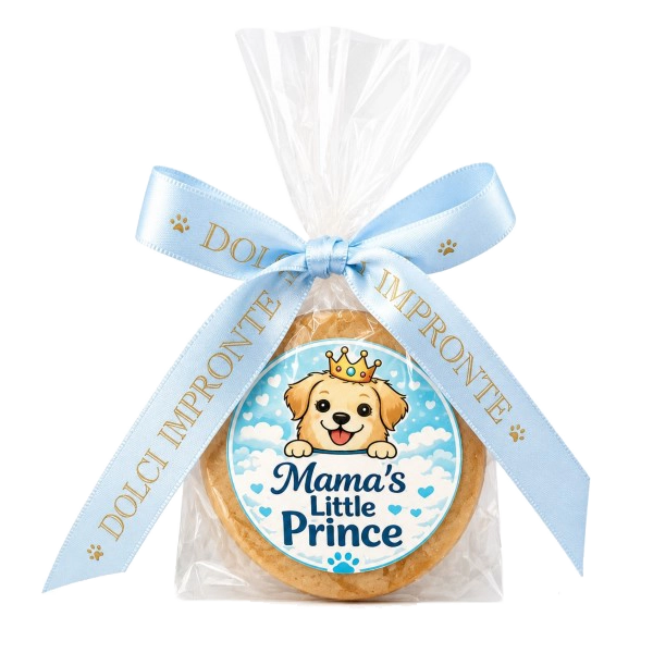 Dolci Impronte Little Prince Blue Biscuit – Handdekorerat Hundkex 30 g