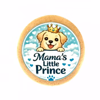 Dolci Impronte Little Prince Blue Biscuit – Handdekorerat Hundkex 30 g