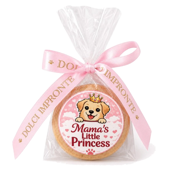 Dolci Impronte Little Prince Pink Biscuit – Handdekorerat Hundkex 30 g