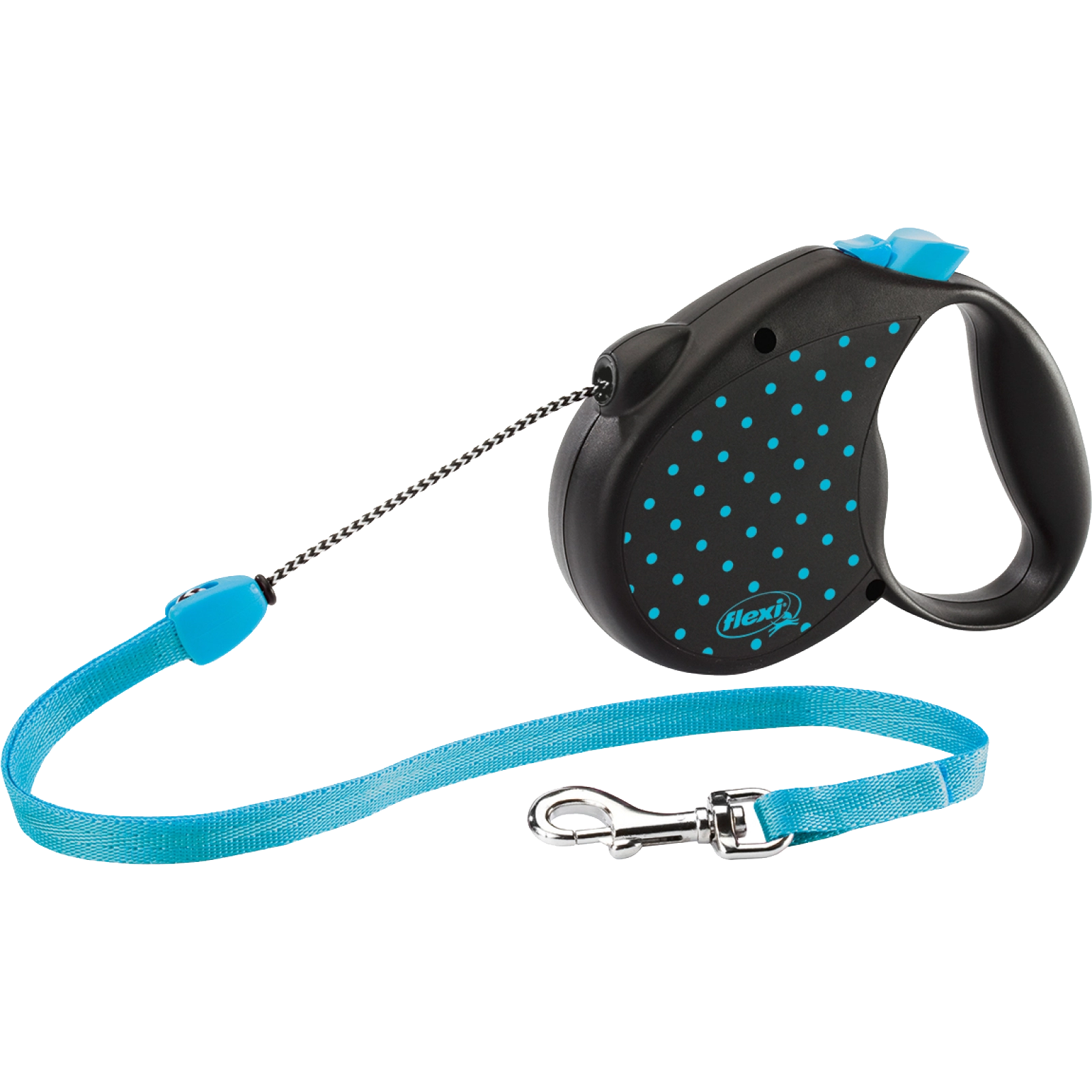 Flexi Colour Blue Dots Rullkoppel Limited Edition