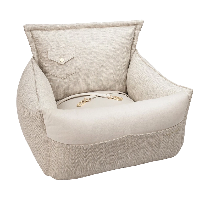 Winston Bilstol för hund, Light Beige