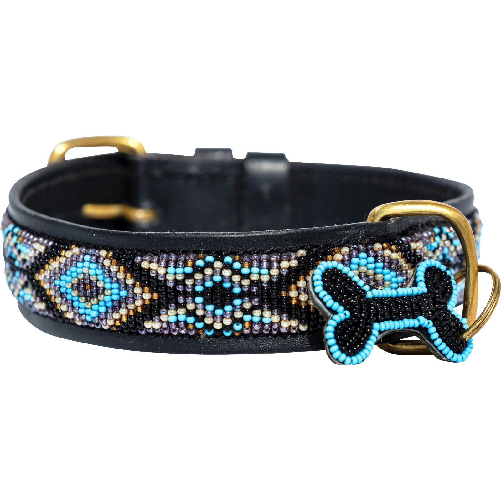 Zinj Design Hundhalsband Ombima Turquoise