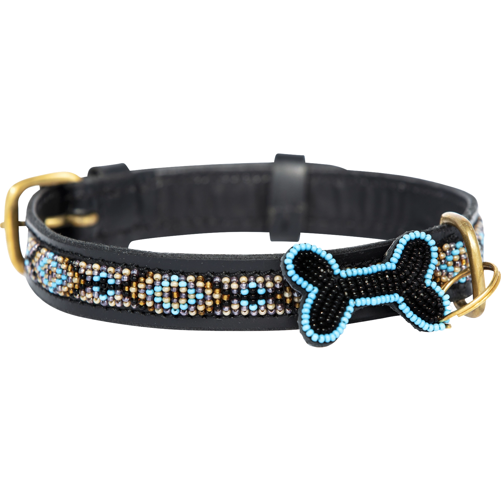 Zinj Design Hundhalsband Skinny Ombima Turquoise