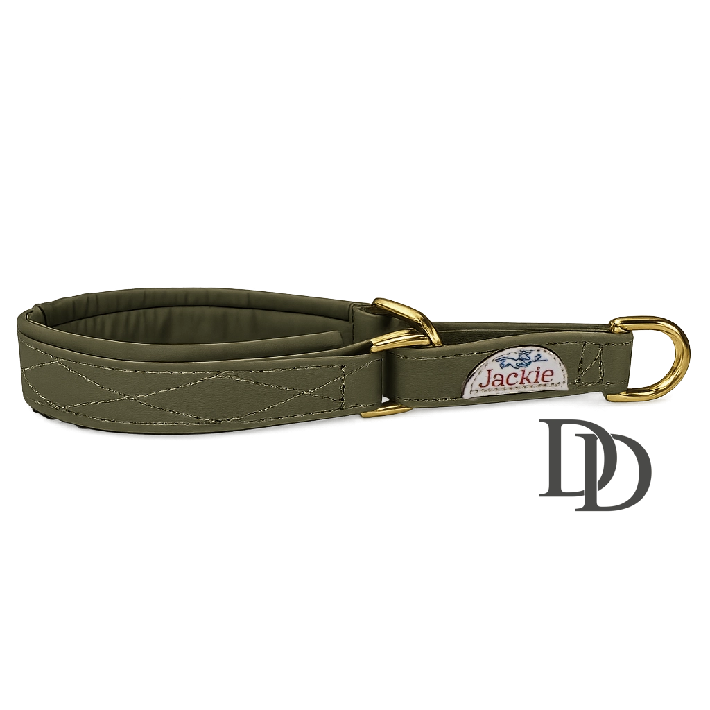 Jackie Halsband Halvstryp Oliv
