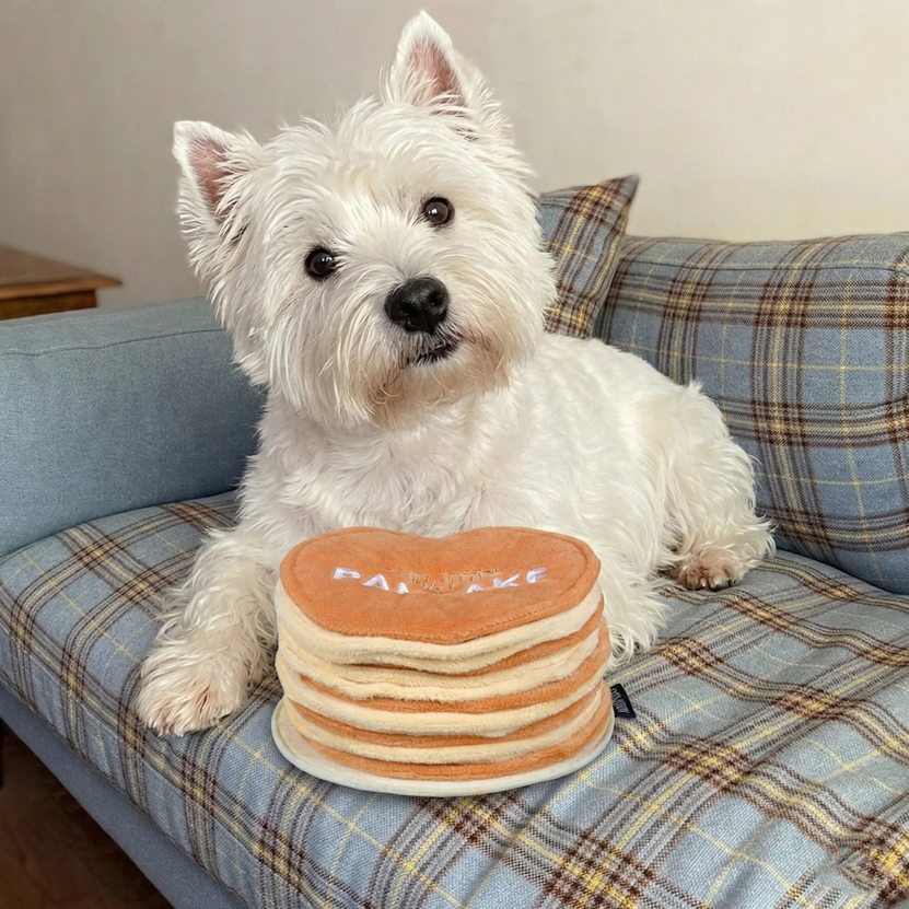 Pannkaka Snuffleksak för hund – Prassel & Godisgömma