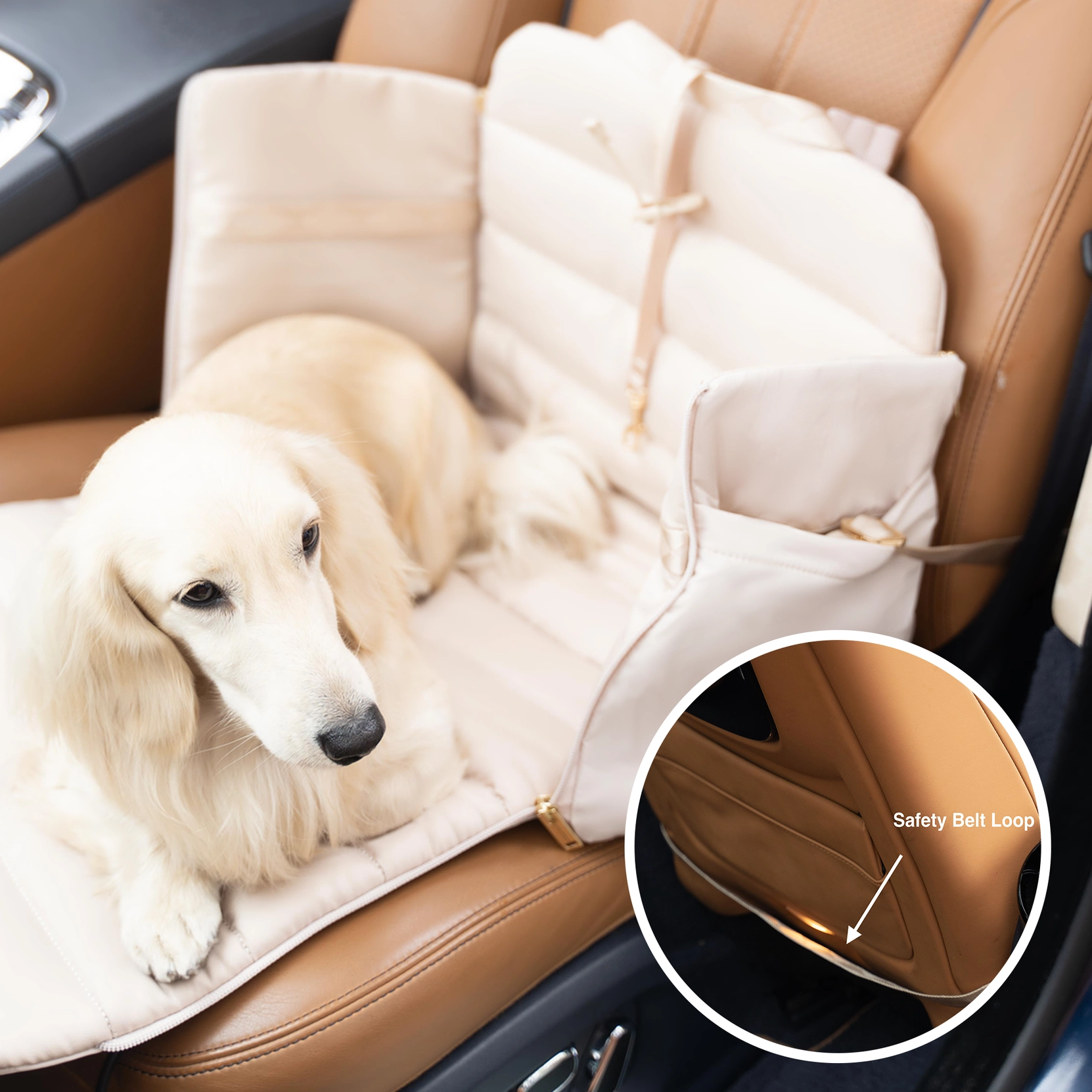 Everywhere Convertible Tote Bag för Hund, Sand