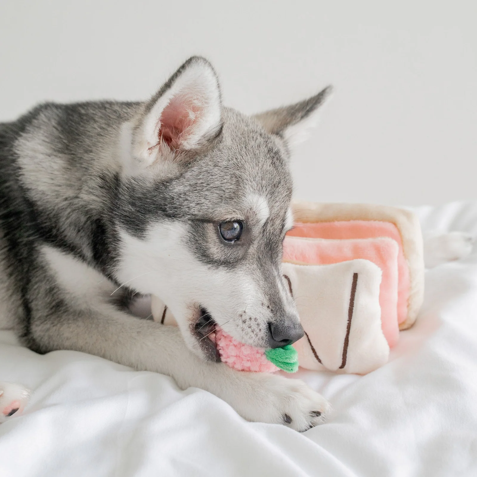 Pups & Bubs Strawberry Mille-Feuille Berikningsleksak