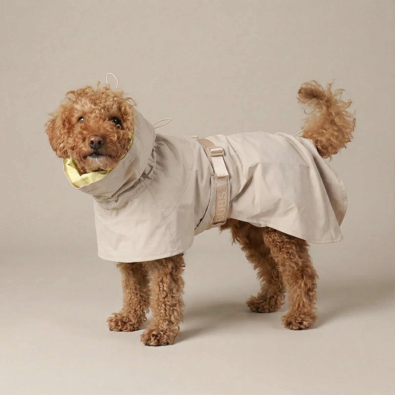 Pups & Bubs Lumi Raincoat (Sand)