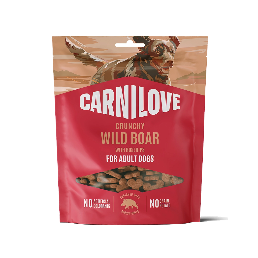 Crunchy Snack Wild Boar with Rosehips 200 g