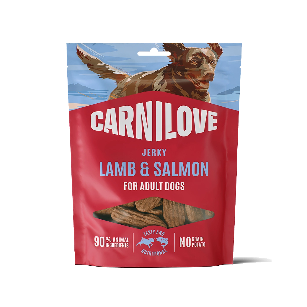 Jerky Lamb with Salmon 100g