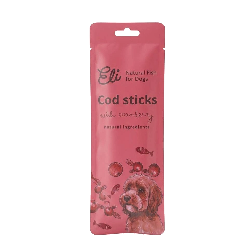 Dried Cod Sticks With Cranberries – 3-pack