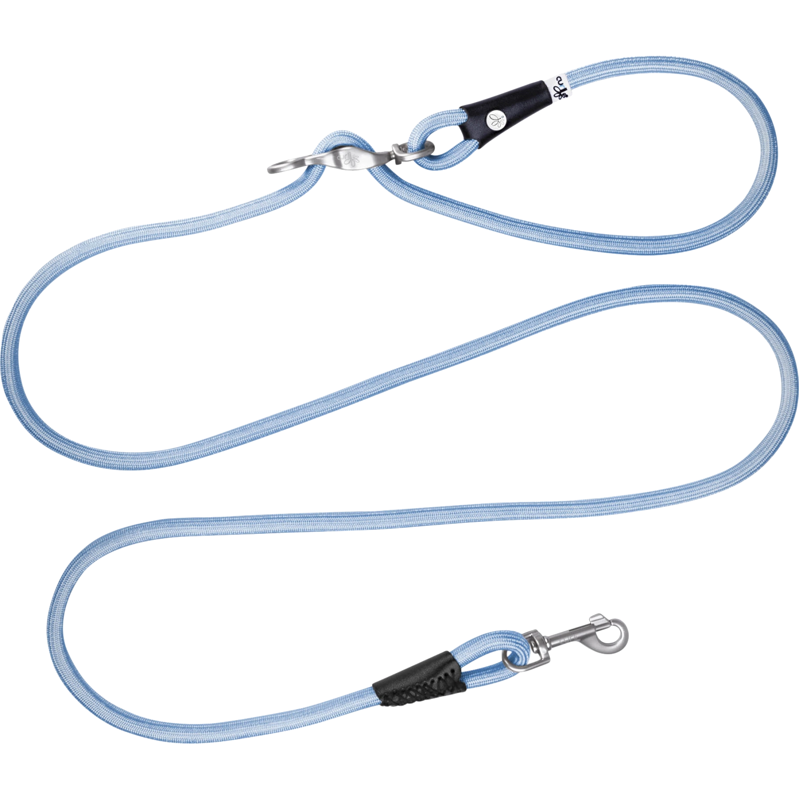 Curli Vario Comfort Hundkoppel, Light Blue