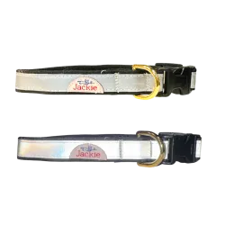 Jackie Reflexhalsband Click-lock, Svart