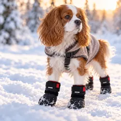 VIP Hundsko Comfort Fleece – fodrade hundskor för tasskydd