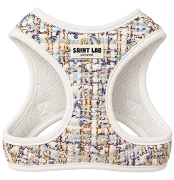Saint Lab London Classic Tweed Vest Harness - Blue