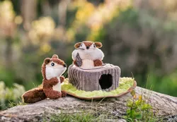 Chippy and Cheeks the Chipmunks – aktiveringsleksak för hund