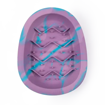 Interactive Dog Lick Bowl Blueberry – Slow Feeder & Slickskål