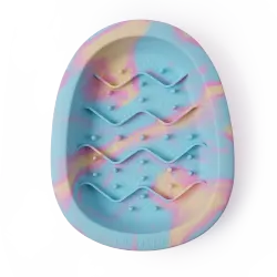 Interactive Dog Lick Bowl Rainbow – Slow Feeder & Slickskål