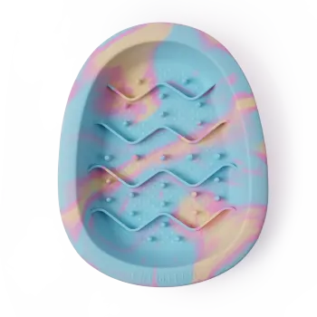 Interactive Dog Lick Bowl Rainbow – Slow Feeder & Slickskål