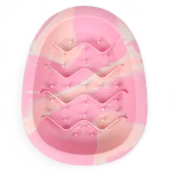 Interactive Dog Lick Bowl Cotton Candy – Slow Feeder & Slickskål