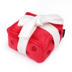 Gift Box Dog Squeaky & Crinkle Snuffle Toy