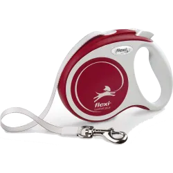Flexi Comfort Plus Rullkoppel Band 5m, Vinröd
