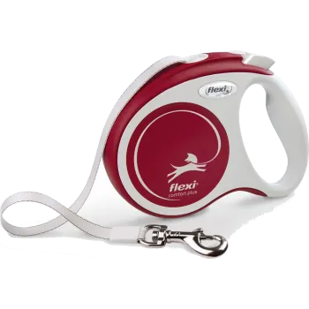 Flexi Comfort Plus Rullkoppel Band 5m, Vinröd