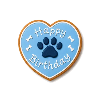 Dolci Impronte Birthday Paw Cake, Blue