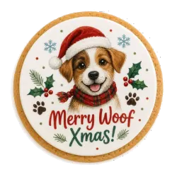 Dolci Impronte Merry Woof Xmas Cookie