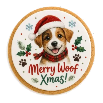 Dolci Impronte Merry Woof Xmas Cookie