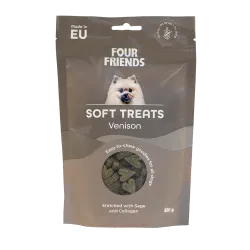 FourFriends Soft Treats Venison 200 g – Mjukt hundgodis med hjort