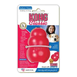KONG Classic Original Röd M – Aktiveringsleksak för hund