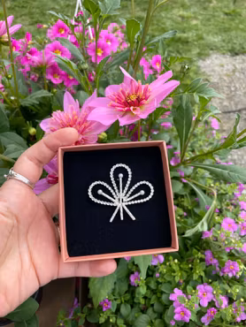 Peacock Feather Brooch