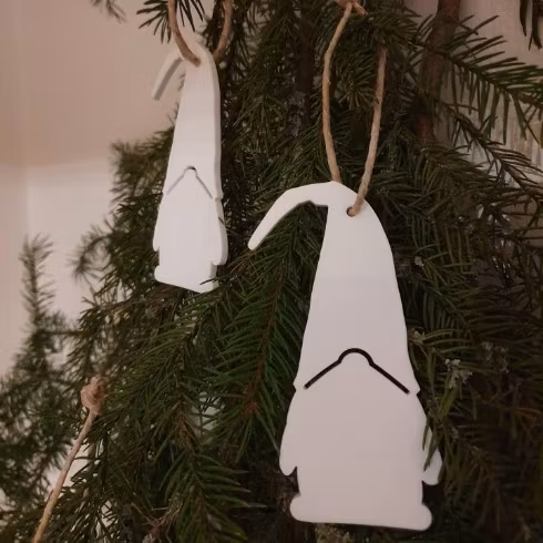 Julgranshänge Tomte enkel