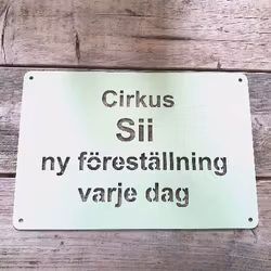 Cirkus skylt