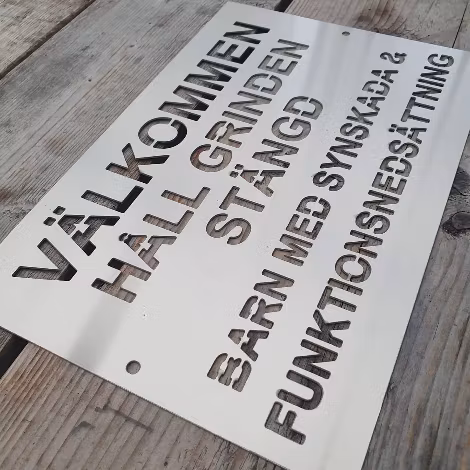 Grindskylt NPF