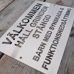 Grindskylt NPF