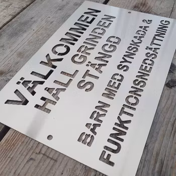 Grindskylt NPF