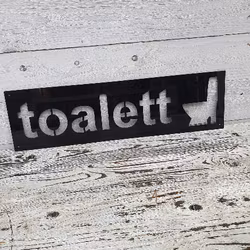 Text skylt
