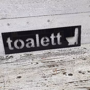 Text skylt