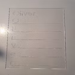 Skrivplatta Namn