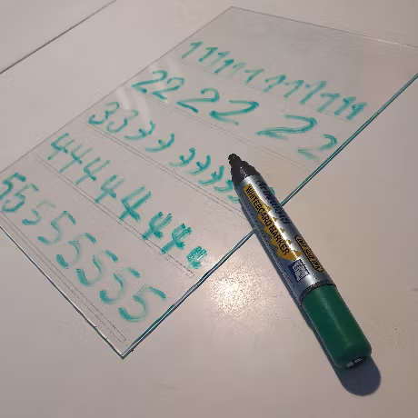 Skrivplatta 12345
