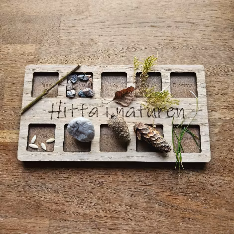 Hitta i naturen platta