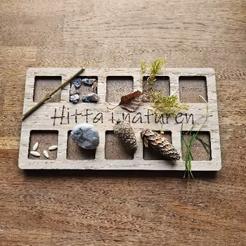 Hitta i naturen platta