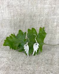 Silvriga "Änglavingar", liten