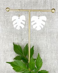 Vit "Monstera"