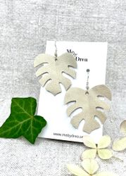 Beige "Monstera"