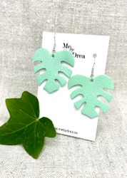 Mintgrön "Monstera"