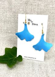 Azurblå "Ginkgo"